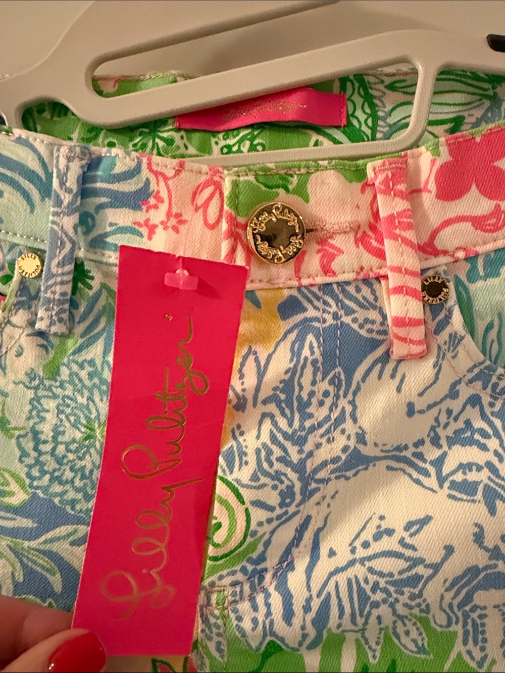 Lilly Pulitzer South Ocean Skinny jean in Multi Cheek to Cheek print - Picture 6 of 11